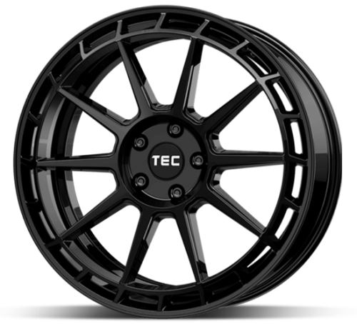 Alu disk TEC GT 8 FullBlack 8x18 5x100 ET40 černý lesklý