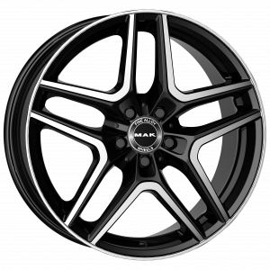 Alu disk MAK AURUM 9x18, 5x112, 66.6, ET42 BLACK MIRROR