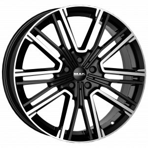 Alu disk MAK KULT 8x19, 5x120, 72.6, ET45 BLACK MIRROR