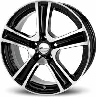 Alu disk Borbet Y 7.5x17, 5x108, 72.5, ET45 black glossy