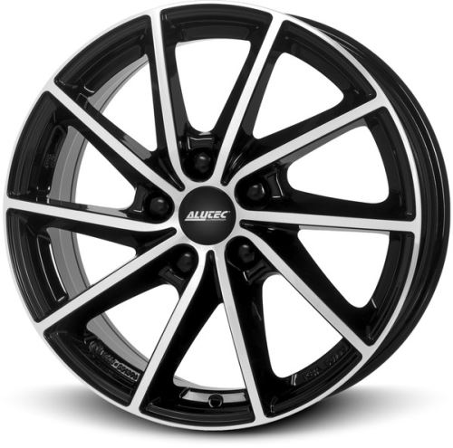 Alu disk ALUTEC Singa 7.5x18, 5x108, 63.4, ET55 diamant-schwarz frontpoliert