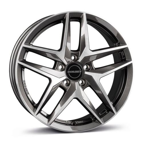Alu disk Borbet Z 8x18, 5x112, 66.5, ET43 mistral anthracite glossy polished