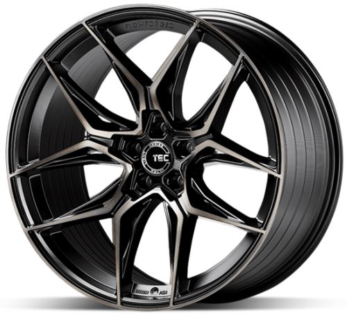 Alu disk TEC GT 9 Black 8,5x20 5x112 ET35 černý lesklý leštěný