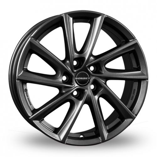 Alu disk Borbet V 7x18, 5x114,3, 60.1, ET50 mistral anthracite glossy