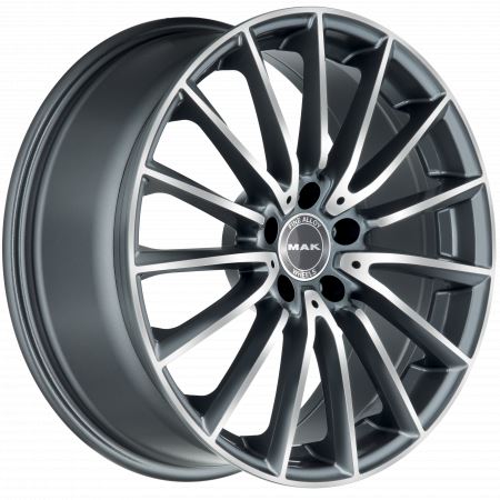 Alu disk MAK KOMET 9x19, 5x112, 66.6, ET30 GUN MET-MIRROR FACE