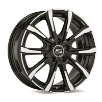 Alu disk MSW ALL SEASON MSW 79 6.5x16, 5x100, 54.1, ET45 GLOSS BLACK FULL POLISHED