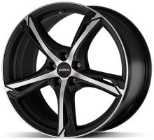 Alu disk Ronal R62 JBM FC 8x19 5x112 ET45 černý matný leštěný