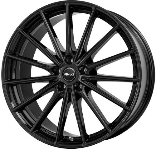 Alu disk Brock B43 7.5x20, 5x112, 66.6, ET32 Schwarz Glanz (SG)