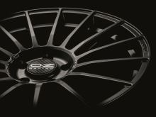 Alu disk OZ SPORT SUPERTURISMO LM 7.5x17, 4x108, 75, ET40 MATT BLACK SILVER LETTERING (3)