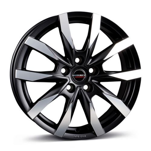 Alu disk Borbet CW5 7.5x18, 5x120, 65.1, ET43 black polished matt