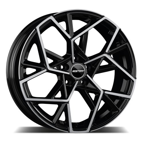 Alu disk GMP Cartesio 7x17, 5x108, 73.1, ET42 Black Diamond