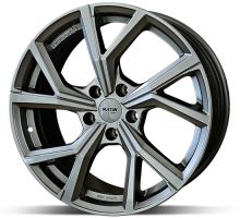 Alu disk Platin P115 SatinSilver 7,5x18 5x112 ET40 stříbrný