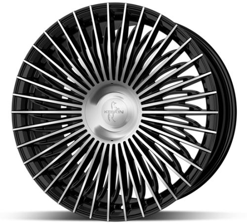 Alu disk Keskin KT X1 BFP 8,5x19 5x120 ET35 černý leštěný