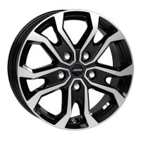 Alu disk AUTEC Kiso 7x17, 5x118, 71.1, ET62 Black polished