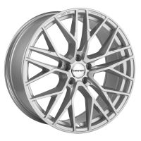 Alu disk CARMANI 20 Ludwig 7.5x17, 5x100, 63.4, ET35 white silver