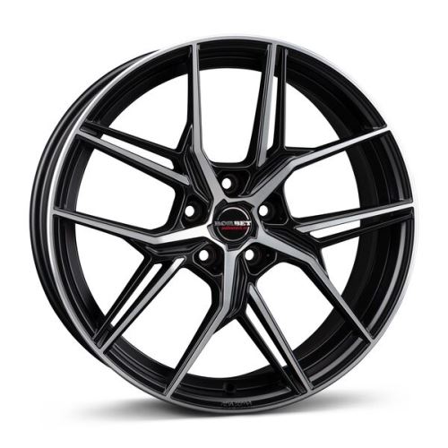 Alu disk Borbet QX 8x19, 5x108, 72.5, ET50 black polished matt