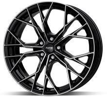 Alu disk Platin P118 Black 8x19 5x114 ET45 černý leštěný