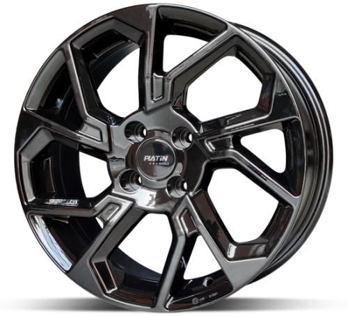 Alu disk Platin P103 FullBlack 7x17 4x108 ET42 černý lesklý