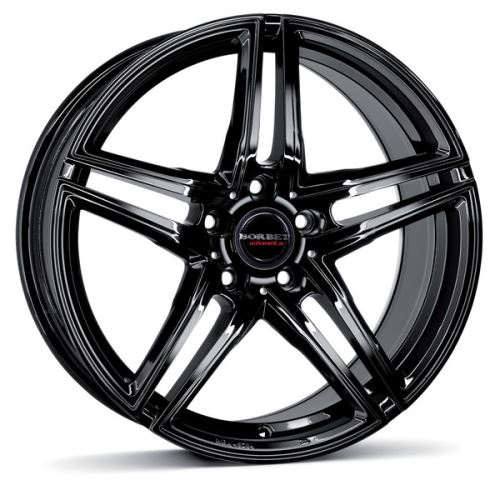 Alu disk Borbet XRT 8x18, 5x108, 72.5, ET45 black glossy