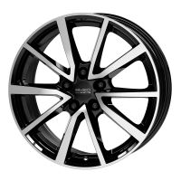 Alu disk ANZIO Vector 6.5x16, 5x112, 57.1, ET43 diamond-black frontpolished