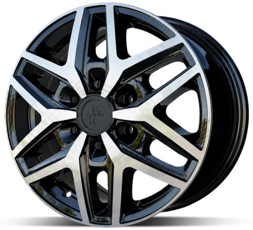 Alu disk Keskin KT C1-6L BFP 6,5x16 6x130 ET60 černý leštěný
