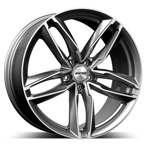 Alu disk GMP Atom 8.5x19, 5x112, 66.5, ET35 Anthracite Diamond