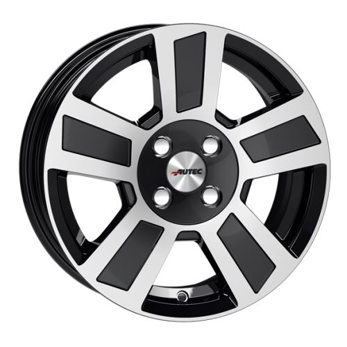 Alu disk AUTEC Tigris 6x17, 4x100, 66.6, ET30 Black polished