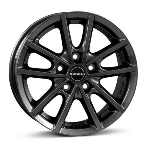 Alu disk Borbet W 8x20, 5x112, 66.7, ET27 mistral anthracite glossy