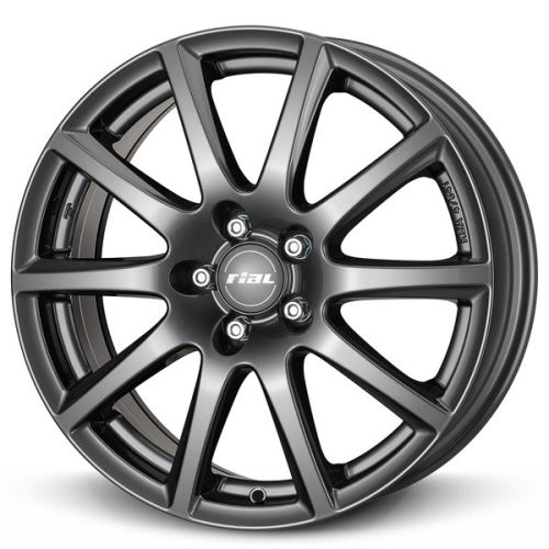 Alu disk RIAL MILANO 6.5x16, 5x100, 63.4, ET38 titanium