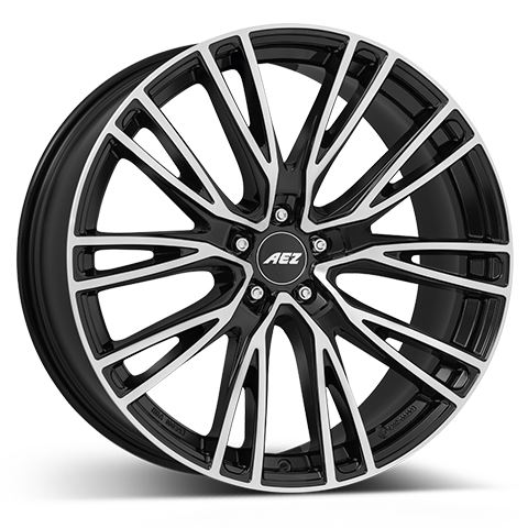 Alu disk AEZ Seattle dark 7.5x20, 5x114,3, 67.1, ET45 Black/polished