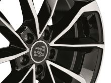 Alu disk MSW URBAN CROSS MSW 42 8x19, 5x112, 73, ET49 GLOSS BLACK (12)