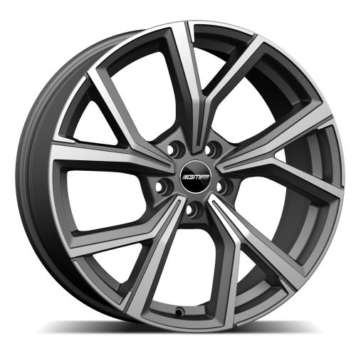 Alu disk GMP Mentor 7.5x18, 5x100, 57.1, ET45 Matt Anthracite Diamond