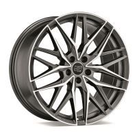 Alu disk MSW AVANTGARDE MSW 50 10.5x22, 5x112, 66.6, ET45 MATT GUN METAL FULL POLISHED (MGMFP) Alu disk MSW AVANTGARDE MSW 50 10.5x22, 5x112, 66.6, ET45 MATT GUN METAL FULL POLISHED (MGMFP)