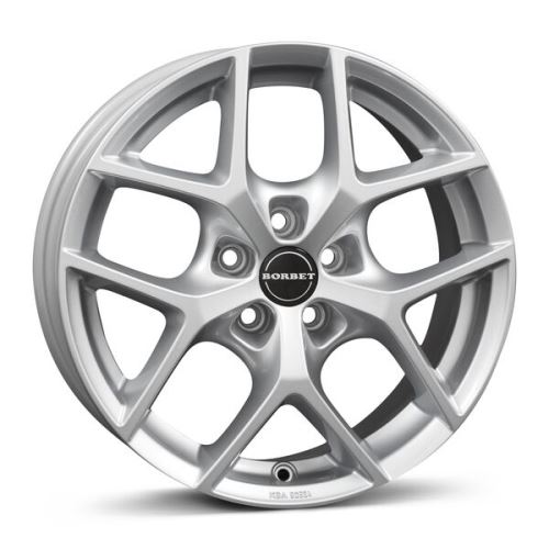 Alu disk Borbet Y 6.5x16, 5x100, 57.1, ET43 crystal silver