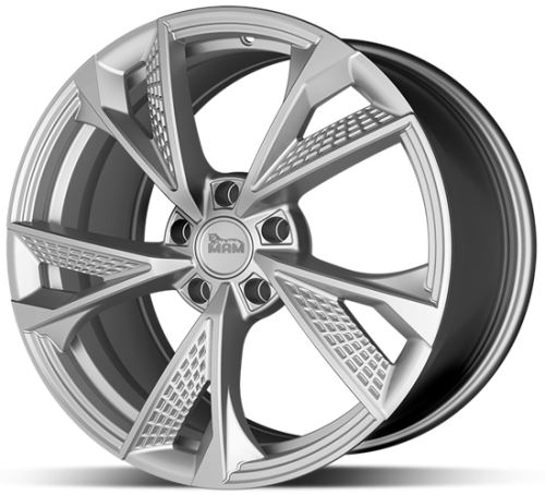 Alu disk MAM RS6 Silver 7x16 5x100 ET38 stříbrný