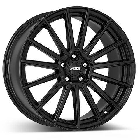 Alu disk AEZ Atlanta black 8.5x19, 5x114,3, 64.1, ET38