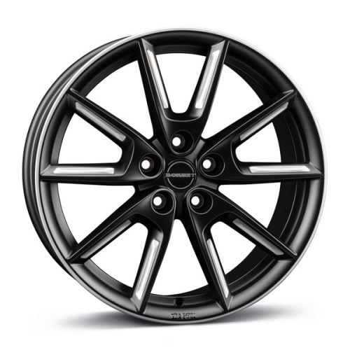 Alu disk Borbet LX19 8x19, 5x114,3, 72.5, ET45 black matt silver spoke rim