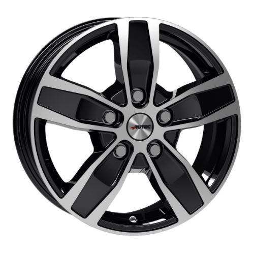 Alu disk AUTEC Quantro 6.5x16, 5x120, 65.1, ET46 Black polished