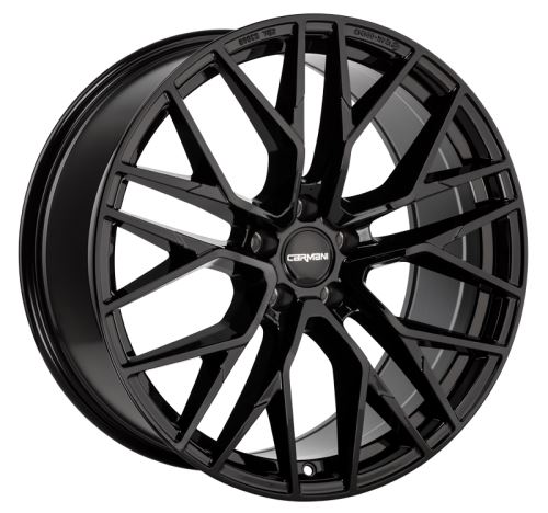 Alu disk CARMANI 20 Ludwig 7.5x18, 5x108, 65.1, ET45 black