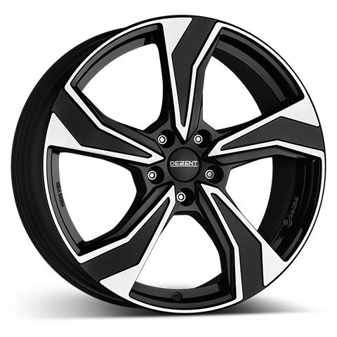 Alu disk DEZENT KB dark 7.5x18, 5x108, 63.4, ET46 Black/polished