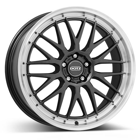 Alu disk DOTZ Bilbao dark 8.5x20, 5x120, 72.6, ET33 Gunmetal/polished lip