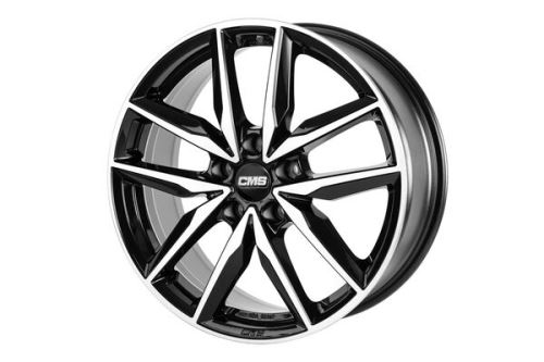 Alu disk CMS C28 7x17, 5x100, 57.1, ET40 Diamond Black Gloss