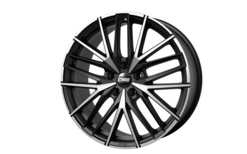 Alu disk CMS C36 8x19, 5x112, 66.5, ET48 Diamond Matt Black