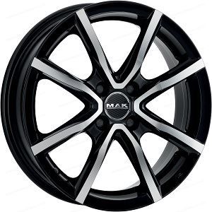 Alu disk MAK MILANO4 6x15, 4x100, 60.1, ET40 BLACK MIRROR