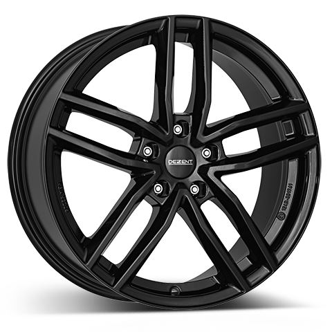 Alu disk DEZENT TR black 7.5x17, 5x112, 70.1, ET35 Black