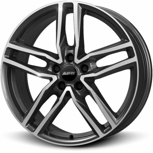 Alu disk ALUTEC Ikenu 7.5x17, 5x114,3, 70.1, ET38 graphit frontpoliert