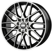 Alu disk CMS C25 8.5x20, 5x112, 66.5, ET35,5 Diamond Black Gloss