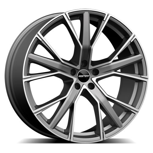 Alu disk GMP Gunner 9x22, 5x112, 66.5, ET40 Matt Anthracite Diamond