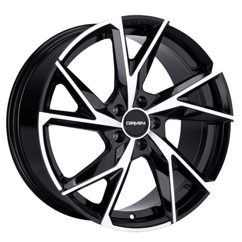 Alu disk CARMANI 23 Rudi 8x18, 5x112, 66.6, ET39 black polish