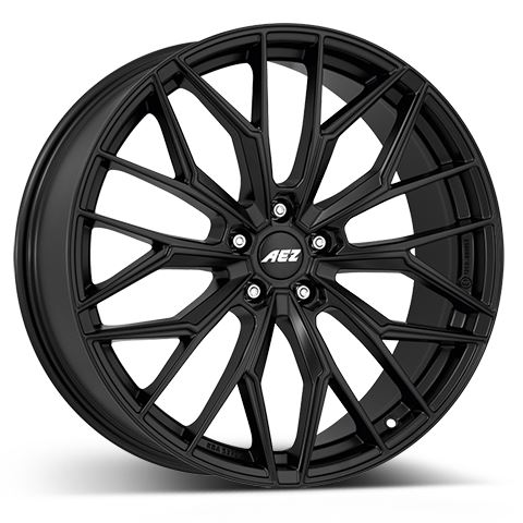 Alu disk AEZ Porto black 8x19, 5x112, 57.1, ET49 Black matt